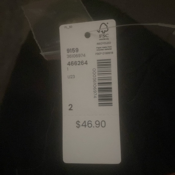 New with tags, black skort. - Picture 7 of 7